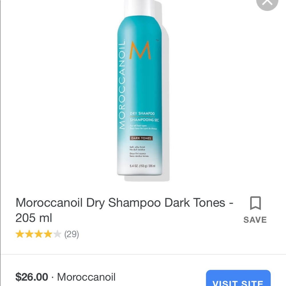 Moroccan oil dry shampoo